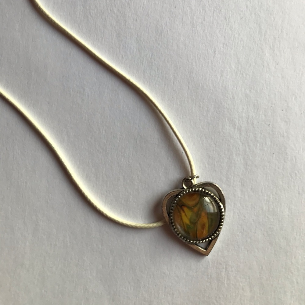Liquid acrylic necklace